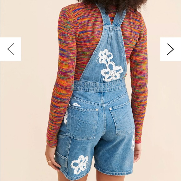 RAGGED DENIM OVERRALLS - Picture 2 of 8